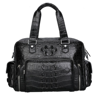 Genuine Leather Crocodile Leather Men's Handbag